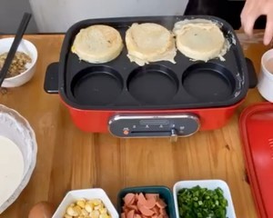 在家动手做鸡蛋汉堡