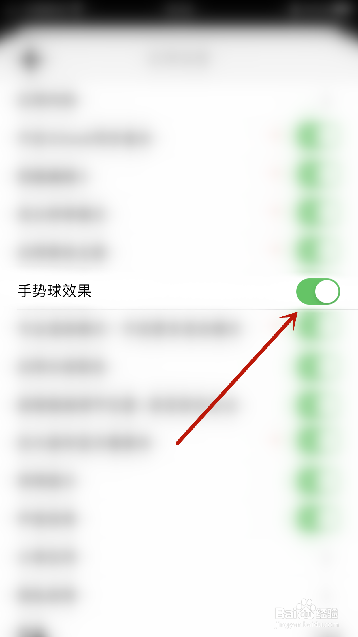HabitMinder如何启用手势球效果