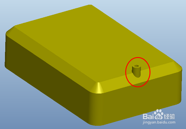 proe拉伸至下一曲面
