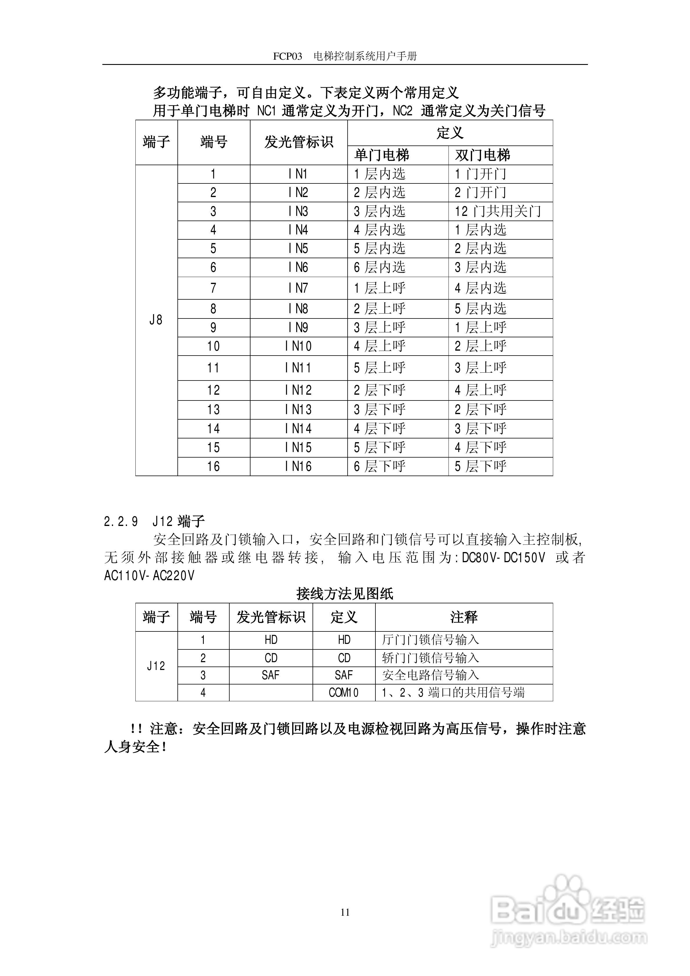 菲康电子FCP03并口电梯控制器用户手册:[2]