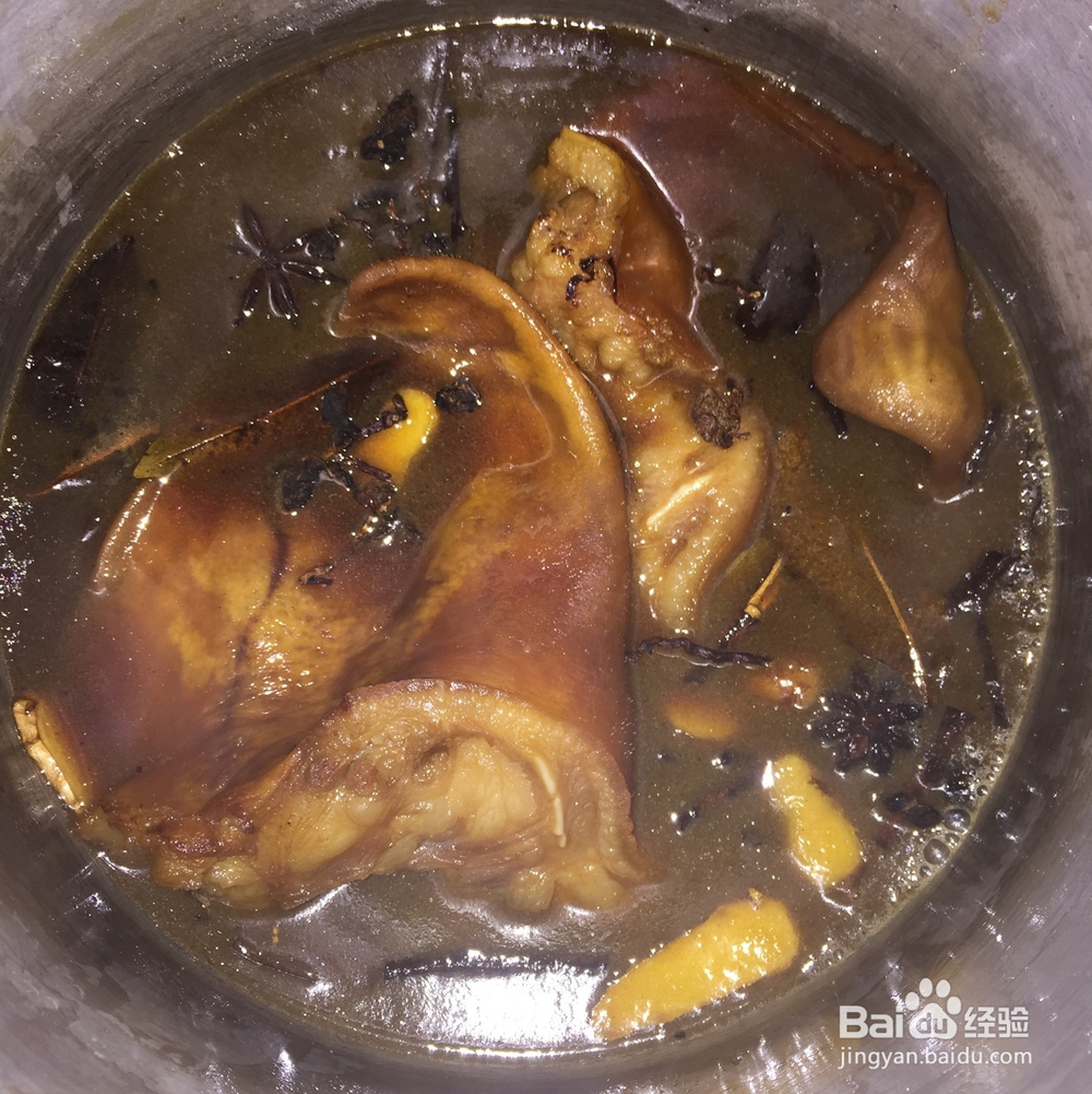 高压锅炖猪耳朵的做法