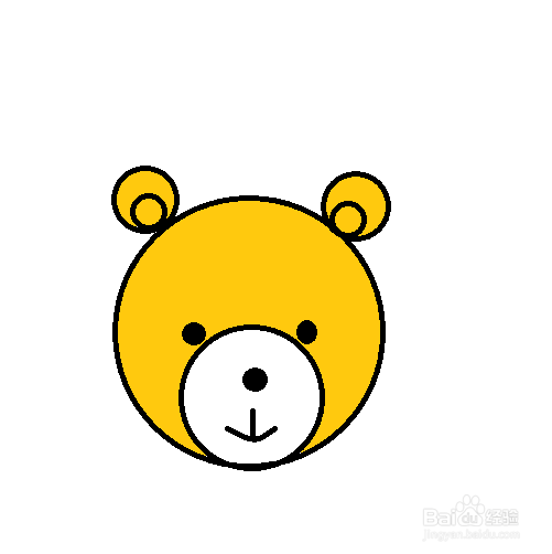 如何简笔画泰迪熊