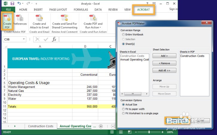 了解如何从 Microsoft Office 创建 PDF?
