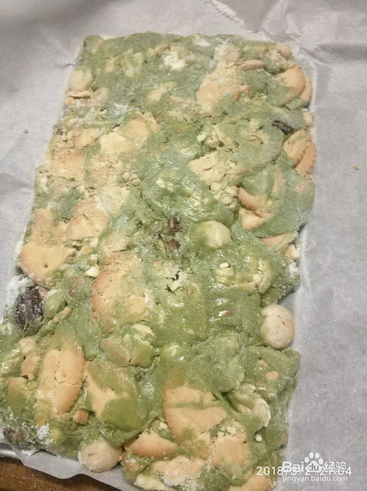 抹茶雪花酥的做法