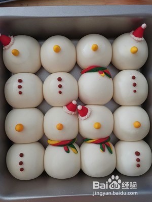 雪人馒头的简易做法