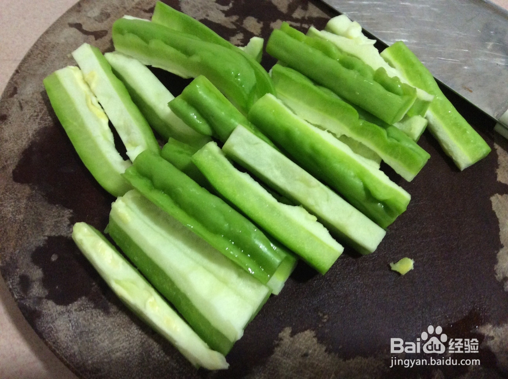 糖醋苦瓜里脊肉的做法