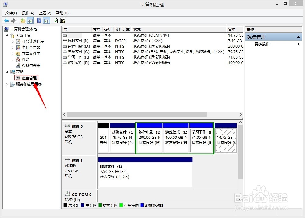 win7、win8如何新建磁盘分区