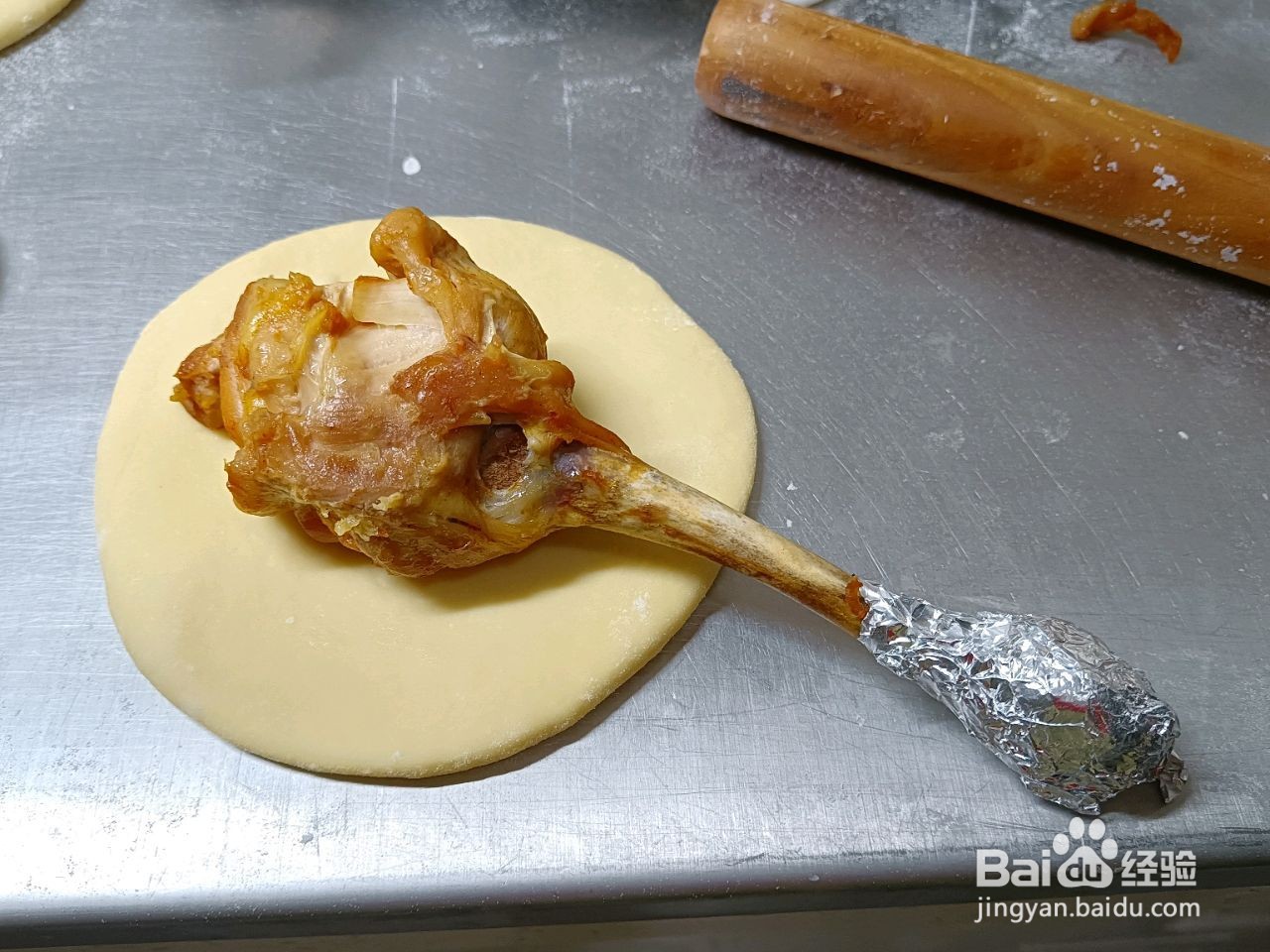 鸡腿面包的做法