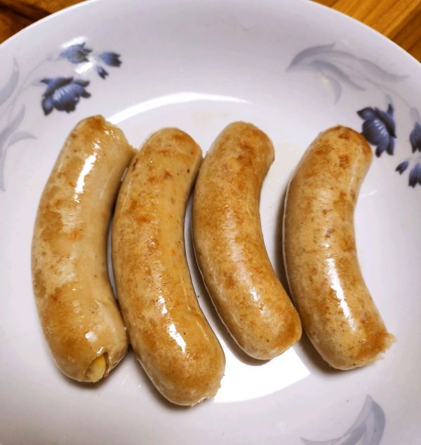 手工台式鸡肉玉米烤肠