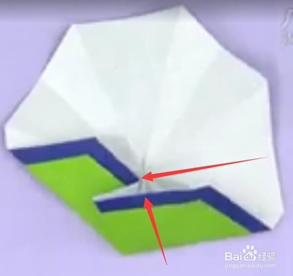 正八边形纸如何折出风车模型