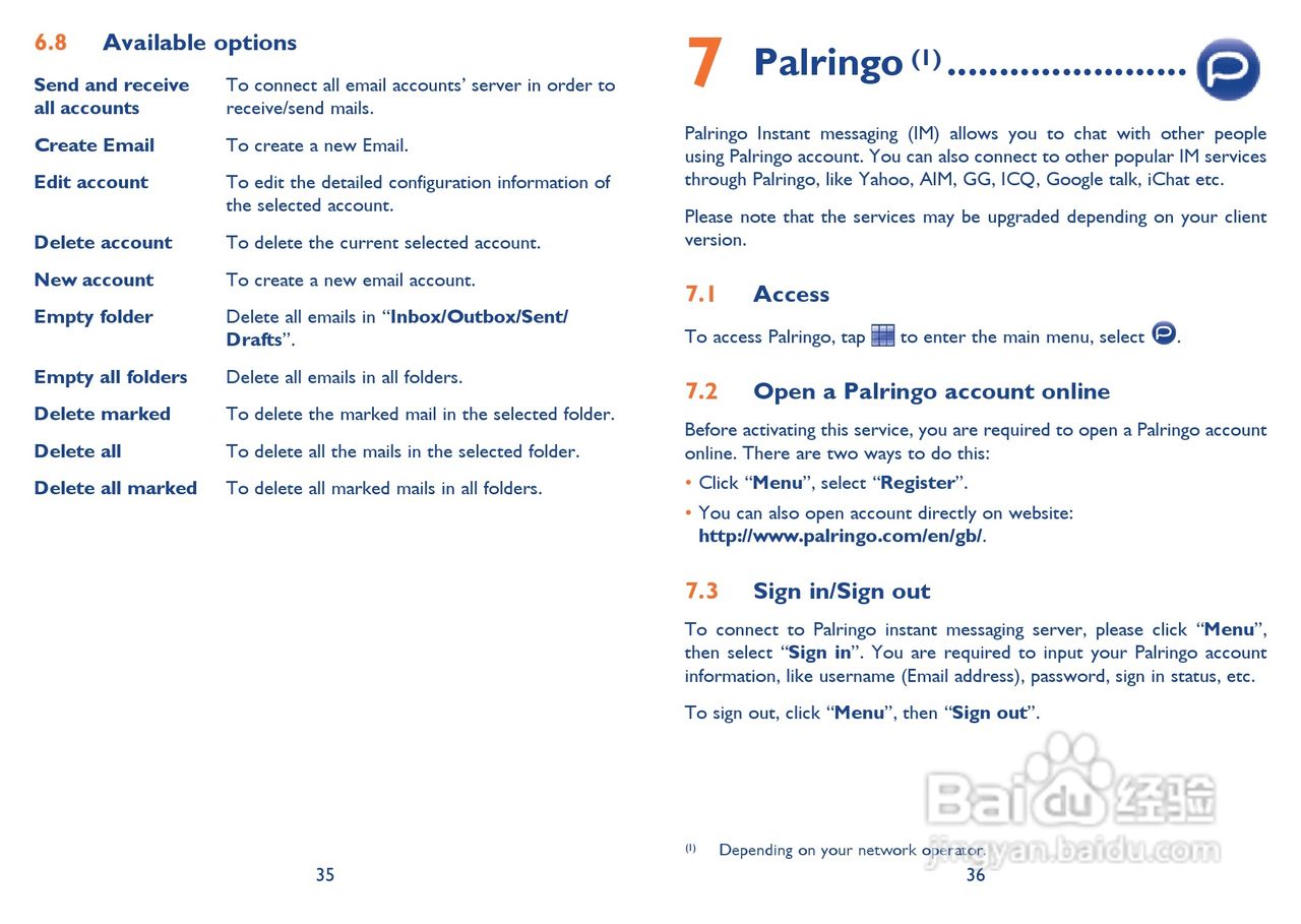 阿尔卡特OT-710手机使用说明书:[2]