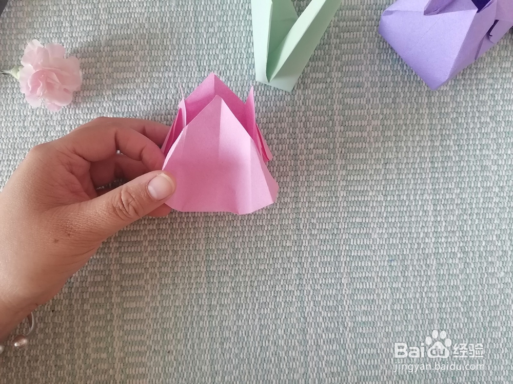 郁金香、花瓶手工