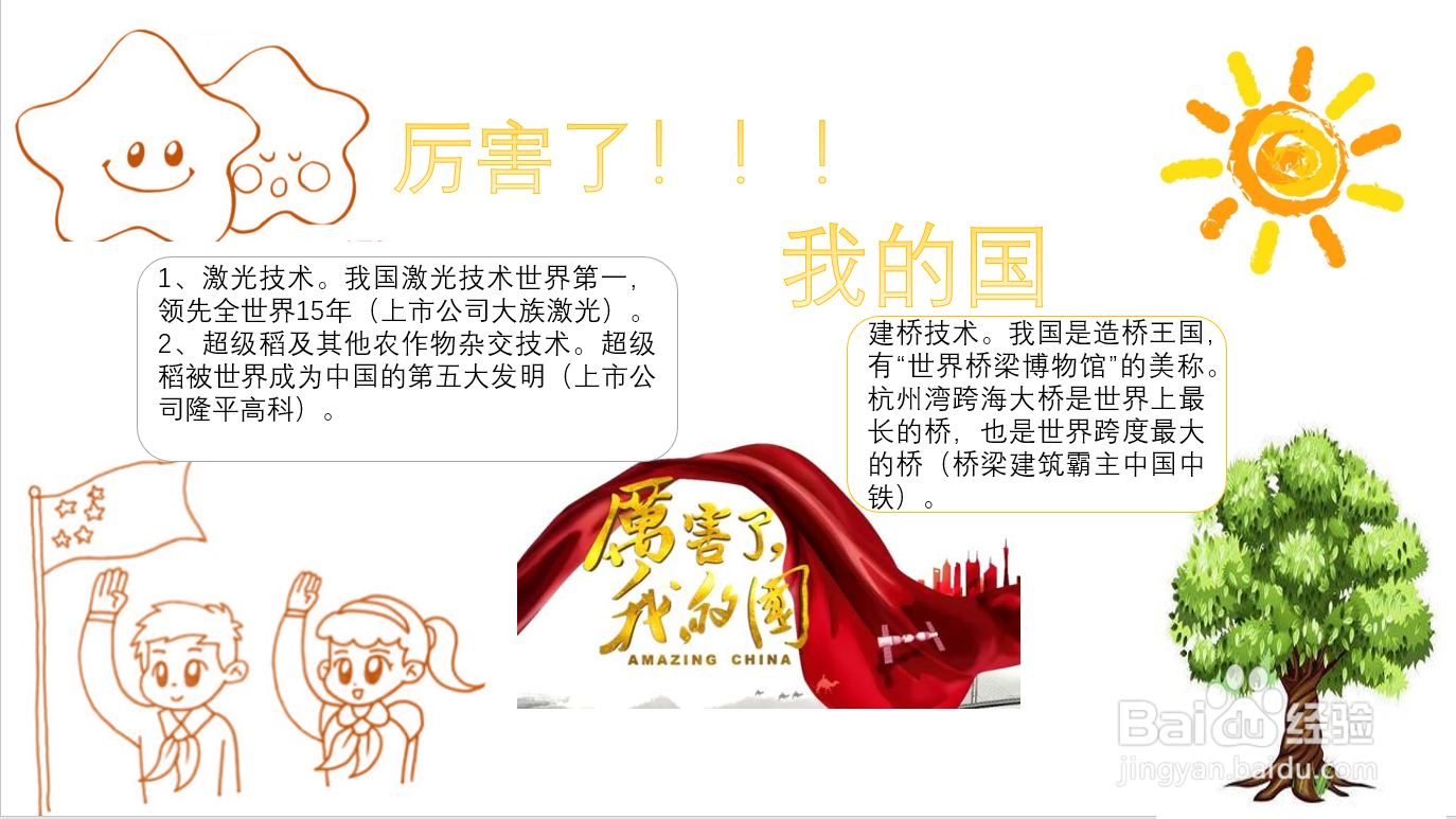 厉害了,我的国手抄报