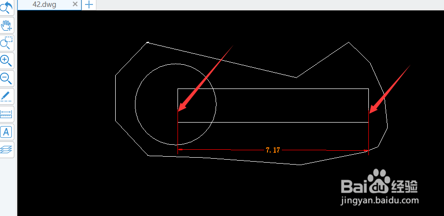 如何一键快速测量CAD图纸中两点的距离呢