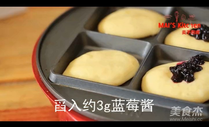 无油配方-蓝莓夹心派