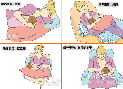 母乳喂养的正确姿势