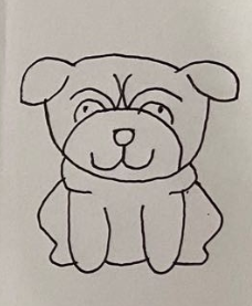 沙皮狗的简笔画怎么画