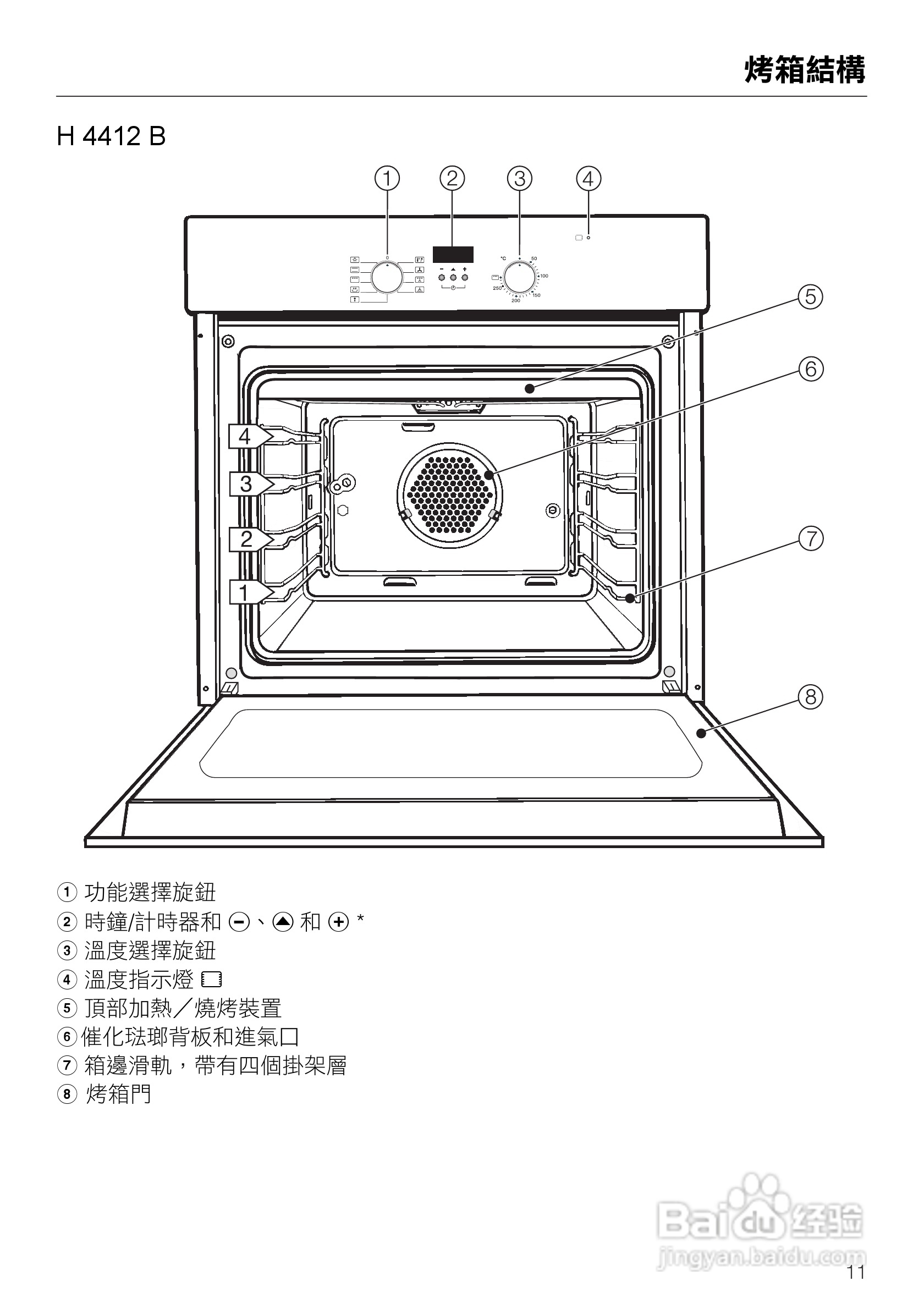 米技烤箱使用图解图片