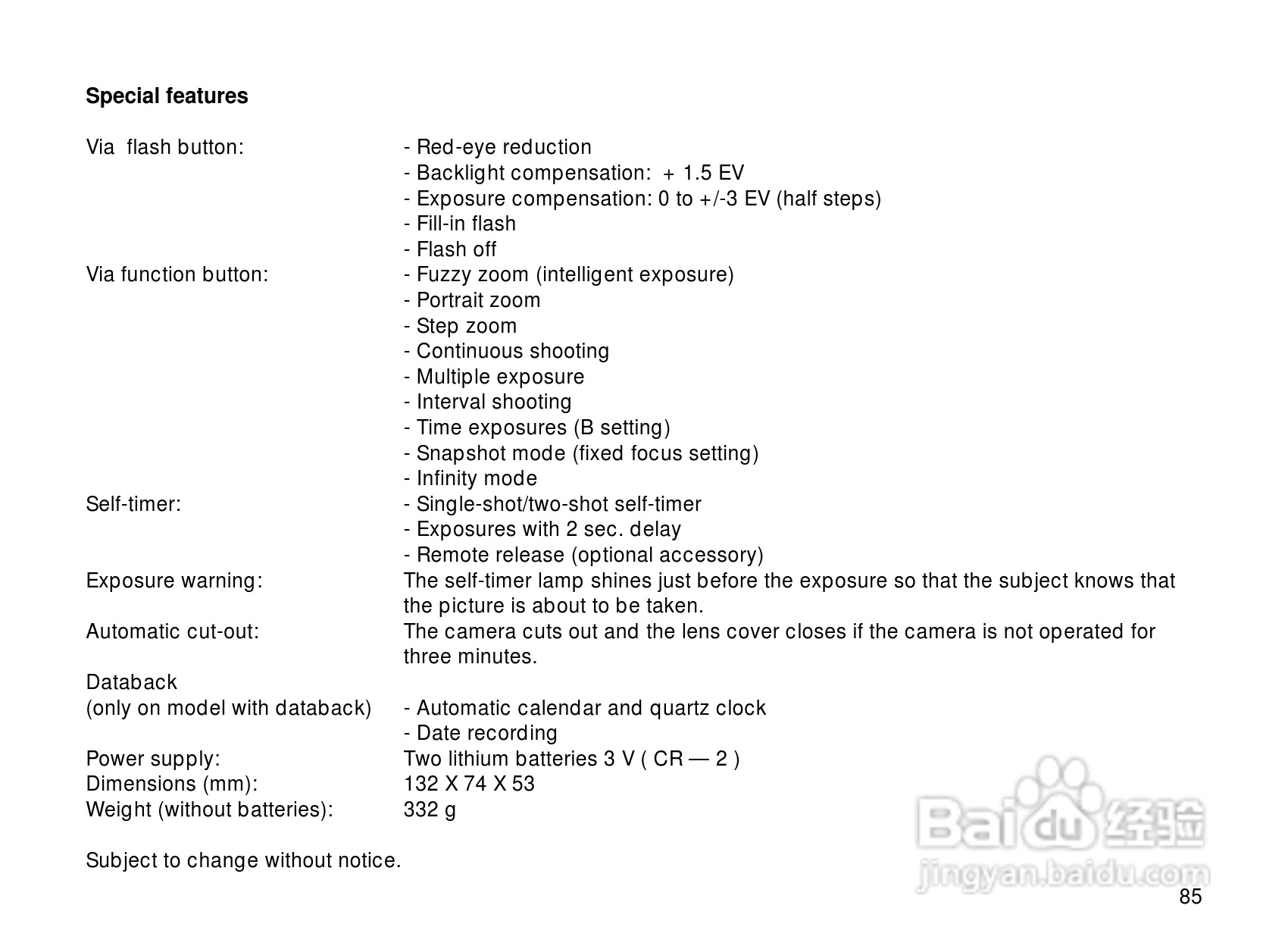Rollei Prego 145型数码相机使用说明书:[9]