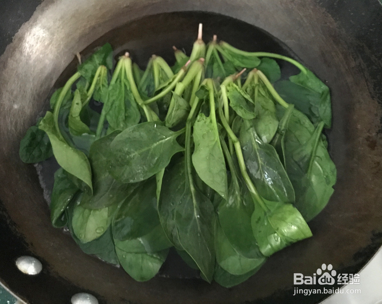 凉拌菠菜的做法