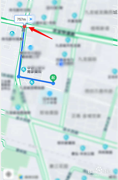 高德地图怎么在地图上测距