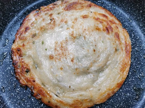 煎蛋火腿手抓饼