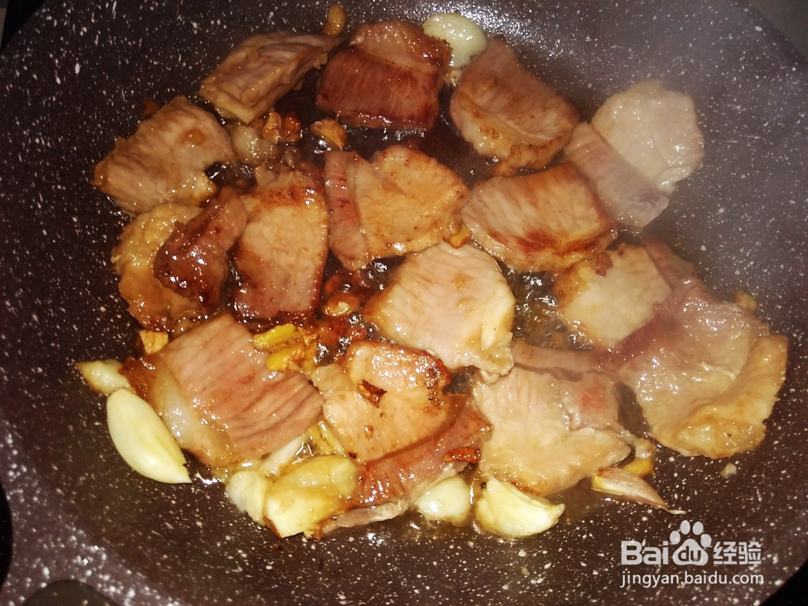 海鲜菇肉片的做法