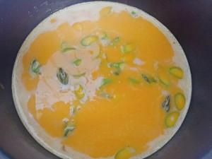 奶油南瓜芦笋汤的做法