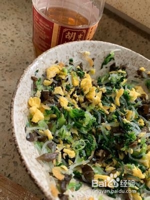 小白菜鸡蛋馅饼