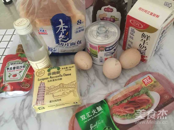 鸡蛋火腿三明治