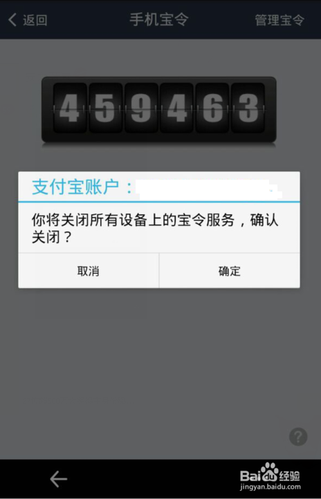 支付宝手机宝令怎么使用