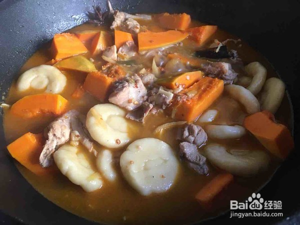 教你做土豆蘑菇南瓜焖鸡块