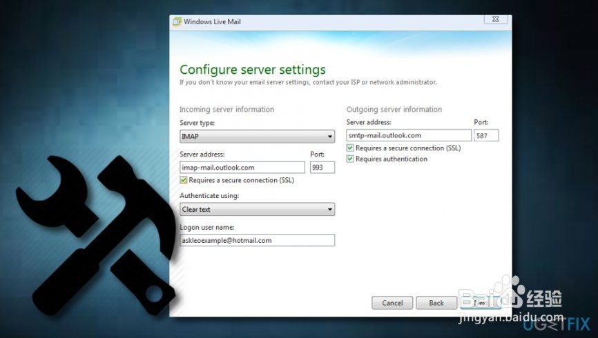 如何修复Live Mail错误3219后跟0x8DE00005
