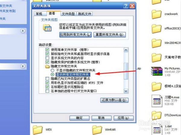 word中怎么样隐藏文件夹并且显示出来