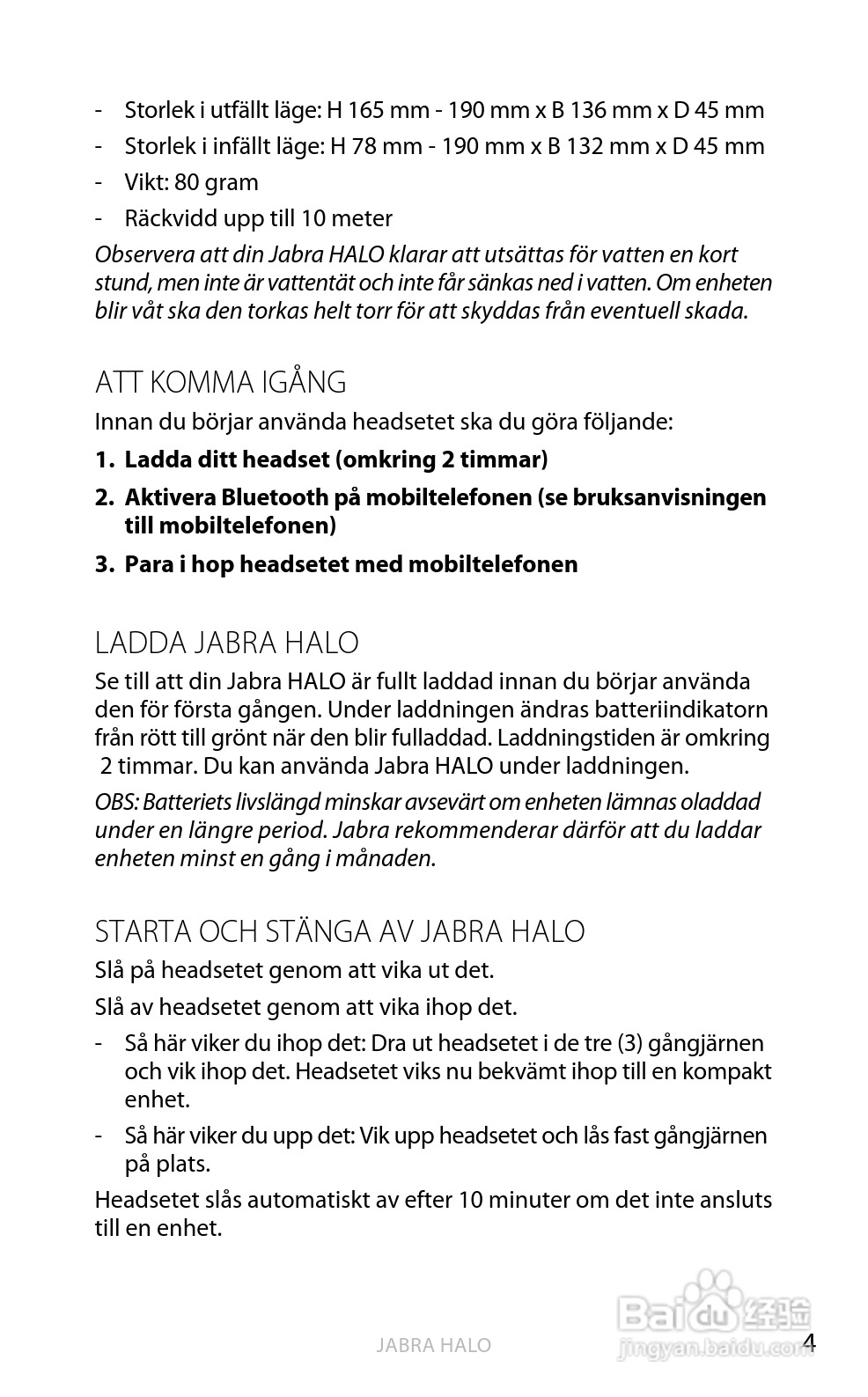 Jabra BT650s蓝牙耳机使用手冊:[20]