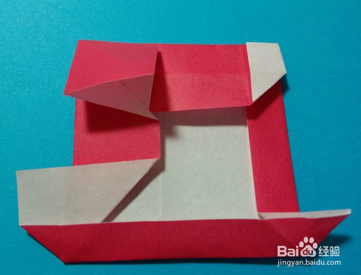 创意折纸如何折滑雪橇的圣诞老人(圣诞节礼物)