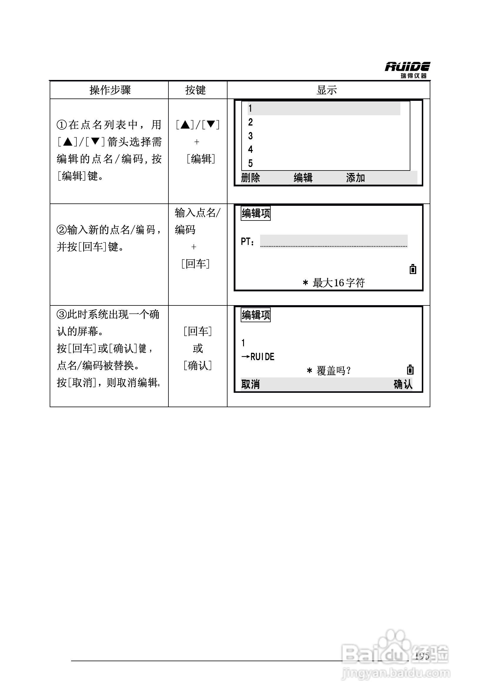 瑞得RTS-862/5R全站仪说明书:[20]