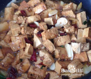 家常小炒豆腐的做法