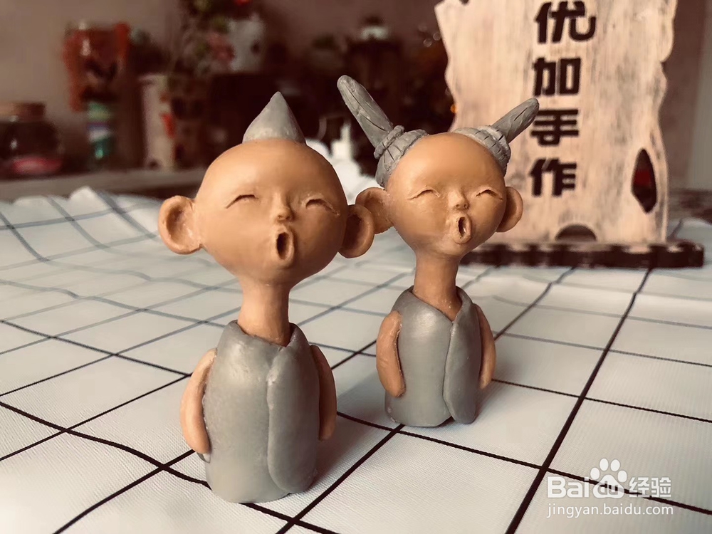 手工雕塑油泥DIY教程分享,简单制作可爱雕塑!