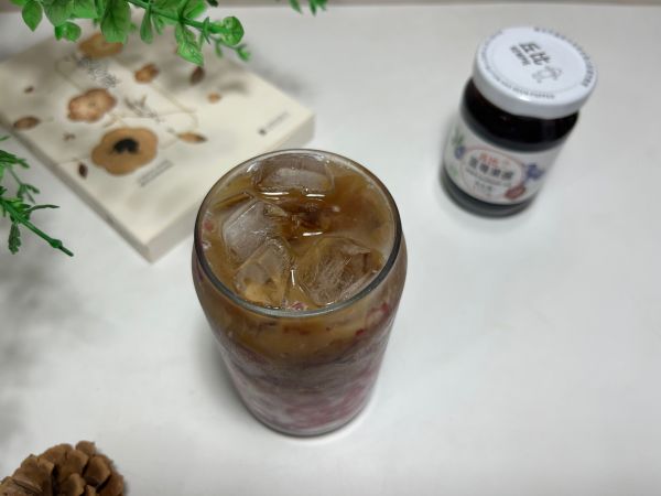 DIY蓝莓生椰拿铁
