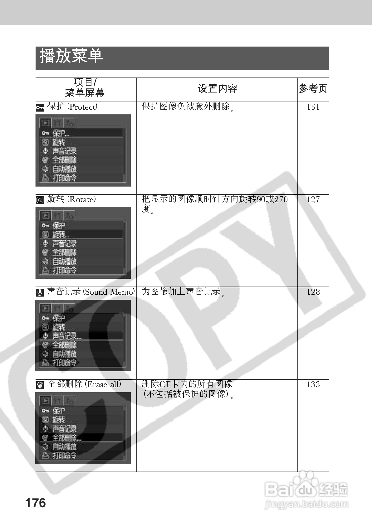 佳能PowerShot A60数码相机使用说明书:[18]
