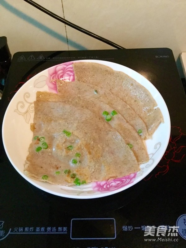 豆角鸡蛋饼的做法