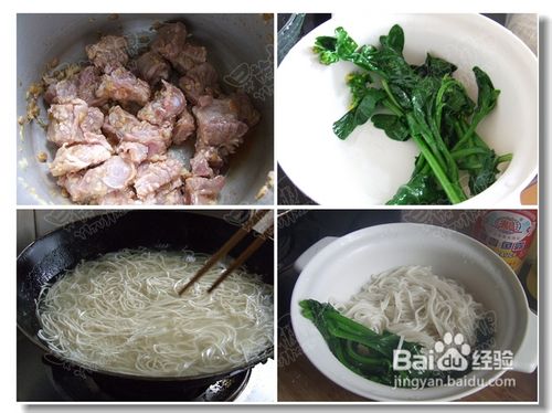 零厨艺也能将菜品的味道推向极致——豆酱排骨面