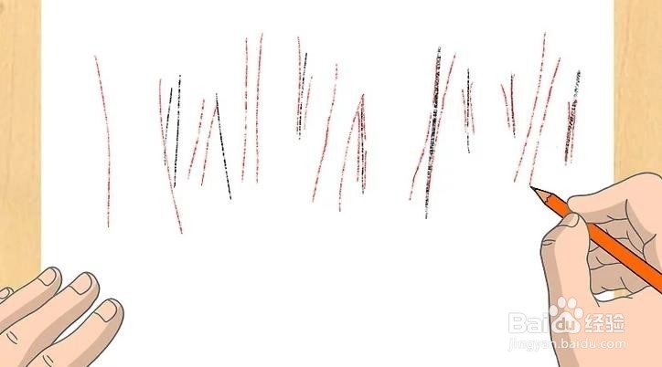 怎样教孩子画深林