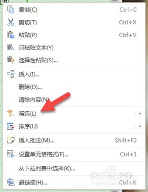 Excel表格如何使用筛选功能