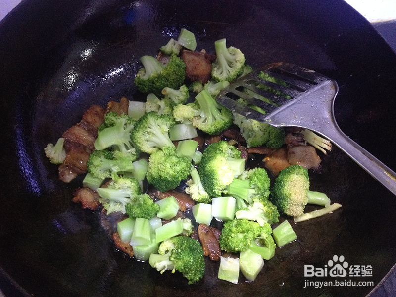 怎么做西兰花炒肉片