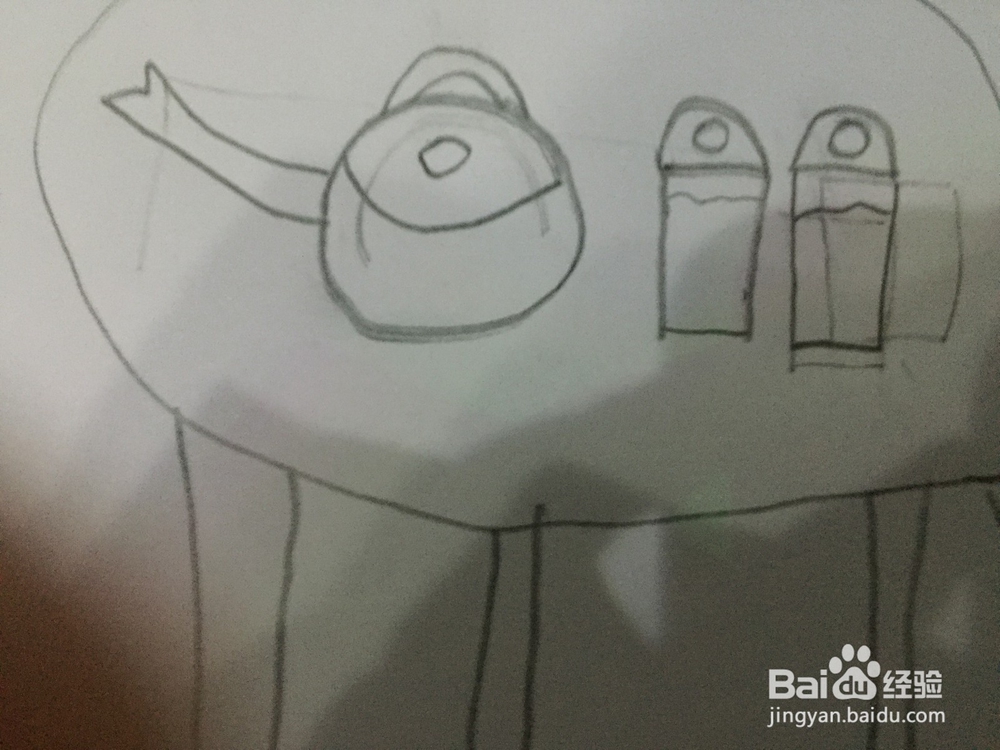 小孩子绘画茶具