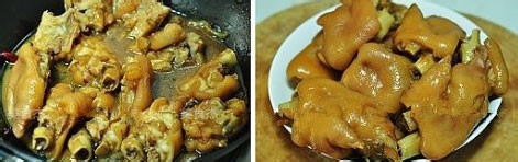 自制超级诱人的美容养颜烤猪蹄