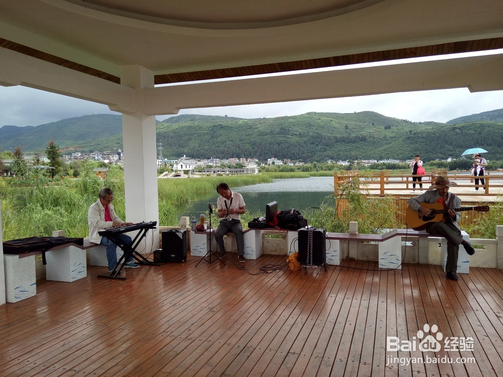 云南最美玉溪抚仙湖之樱花谷湿地公园情侣约会旅