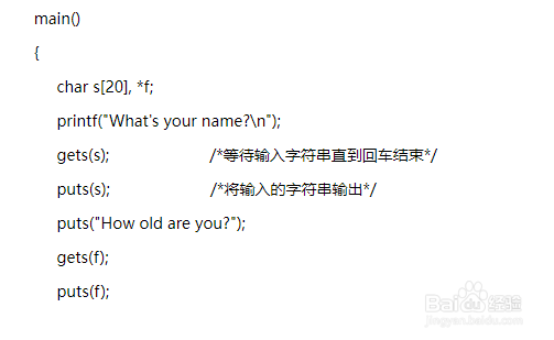 c语言gets和puts用法